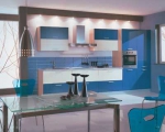Кухня «Ацена» синяя
